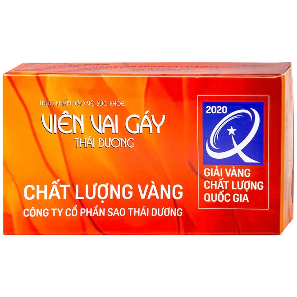 Viên uống Viên Vai Gáy Sao Thái Dương 12 viên/hộp