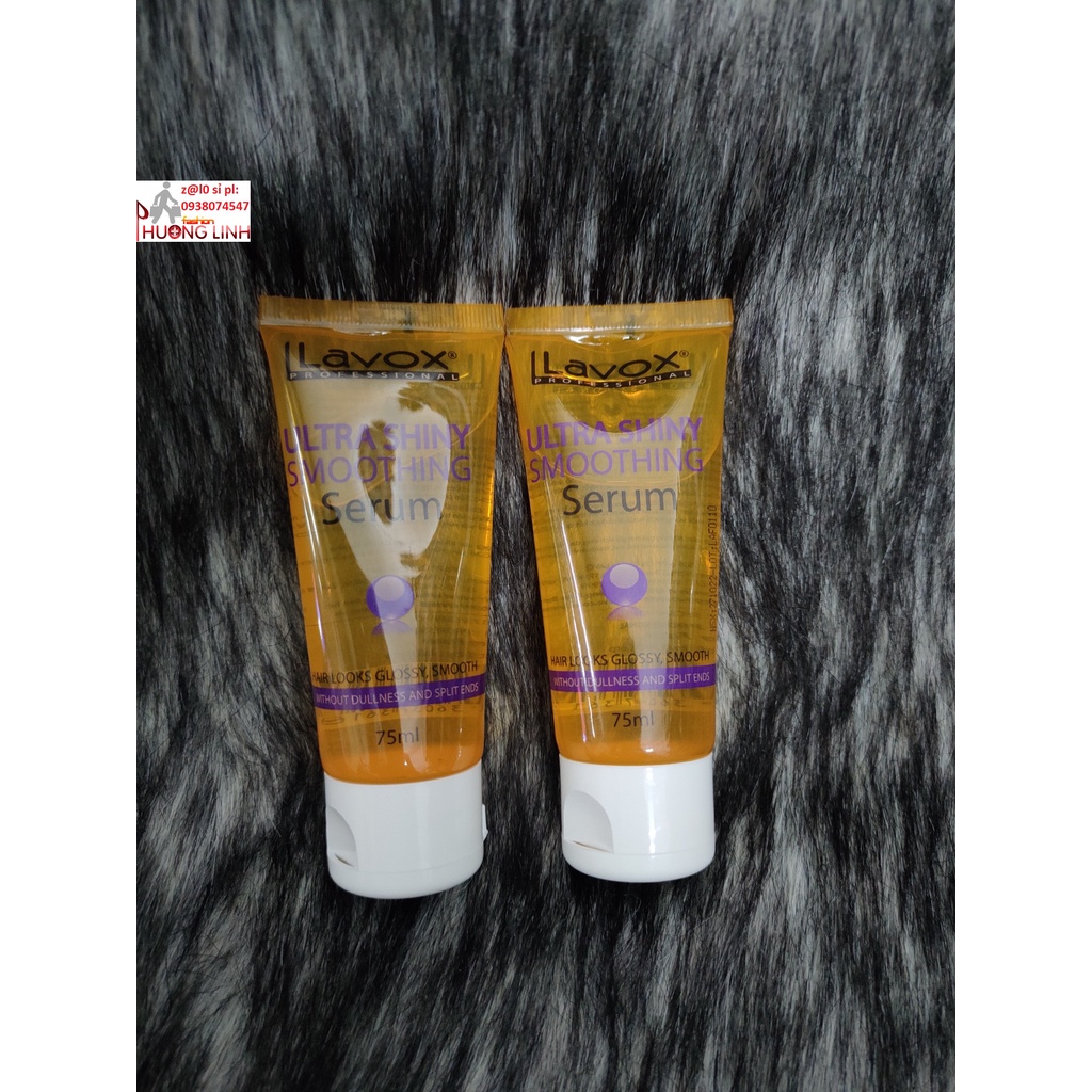 Serum dưỡng tóc Lavox tuýp màu cam 75ml