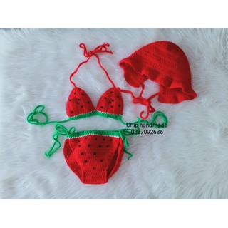 Bikini, đồ bơi dưa hấu cho bé