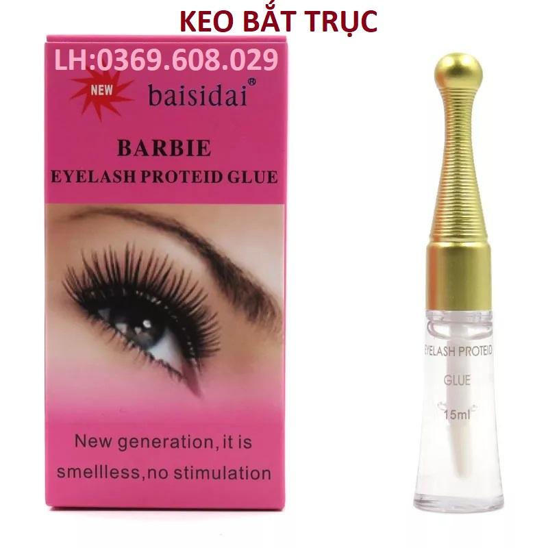 Keo Bắt Trục Uốn Mi, Keo Dán Mi Thế Hệ Mới,Keo Bắt Mi Nắp Vàng Nắp Xanh_Dụng Cụ Uốn Mi