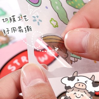 [ SIÊU RẺ] Sticker hình dán dễ thương trang trí cốc, vở, case,...🌈🌈