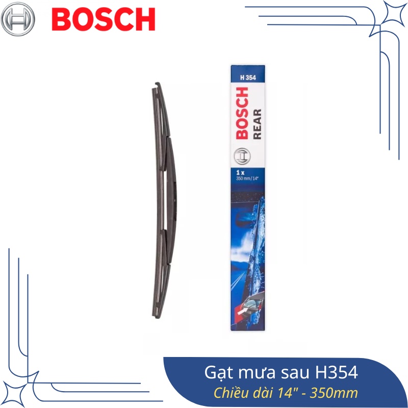 Gạt Mưa Sau BOSCH H354 Dòng xe Honda CRV, Jazz; Nissan Murano , X-Trail ; Subaru Forester  | HIBUAUTO