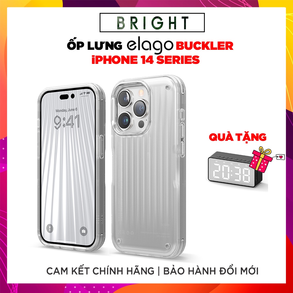 [TẶNG LOA BLUETOOTH] Ốp Lưng Dành Cho iPhone 14 Series elago Buckler - Hàng Chính Hãng