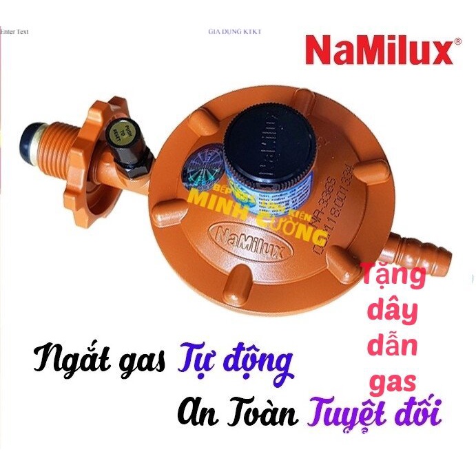 [ TẶNG 1 DÂY GAS] VAN ĐIỀU ÁP NAMILUX 336S NGẮT GAS TỰ ĐỘNG, BẢO HÀNH CHÍNH HÃNG