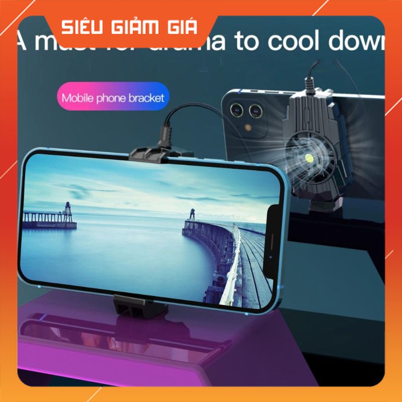 Quạt Tản Nhiệt G6 Hỗ Trợ Phát Sóng Trực Tiếp Cho Điện Thoại Di Động Nhỏ Gọn Tiện Dụng