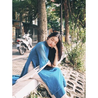 Áo dài may đo 2 lớp