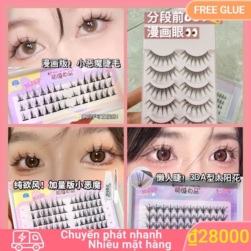 Lông Mi Giả 3D Mềm Mại Tự Nhiên Trang Điểm Thủ Công