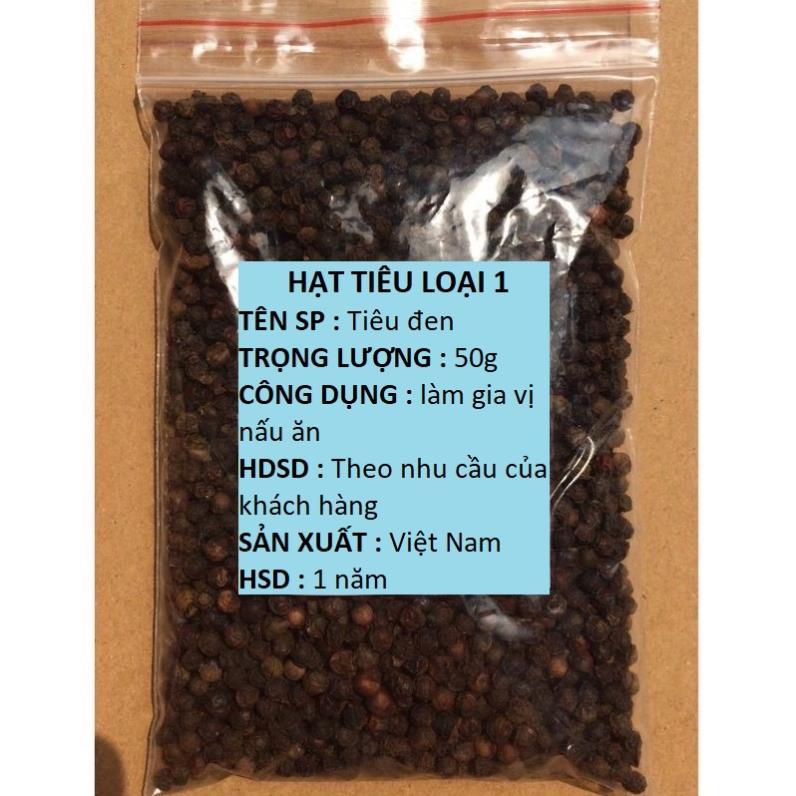 100GR HẠT TIÊU ĐEN CAY NỒNG THƠM BÌNH ĐỊNH - GIA VỊ NẤU ĂN