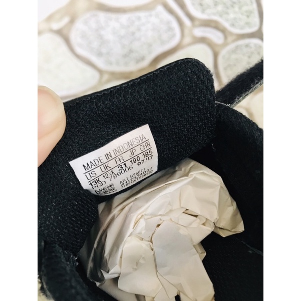 Giày Adidas superstar Đen cho bé -size 31