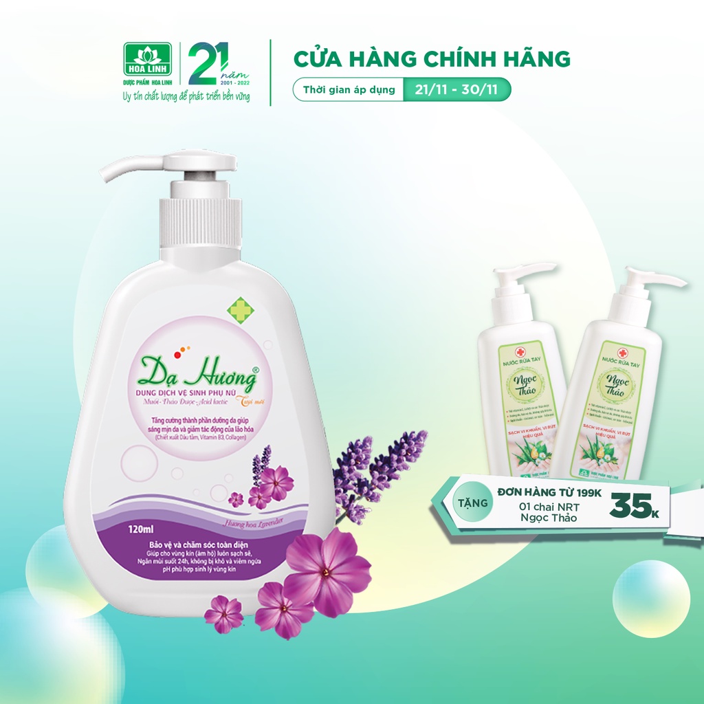Dung dịch vệ sinh - Dạ Hương Lavender 120ml