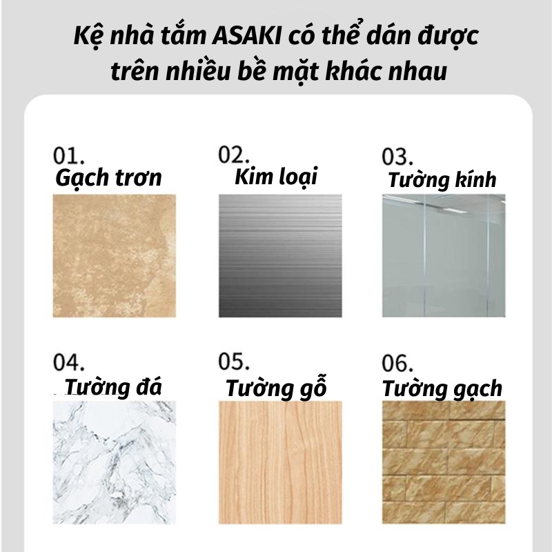 Kệ Để Đồ Nhà Tắm Giá Treo Khăn Nhà Tắm Dán Tường Inox Không Gỉ Tiện Dụng PAPAA.HOME