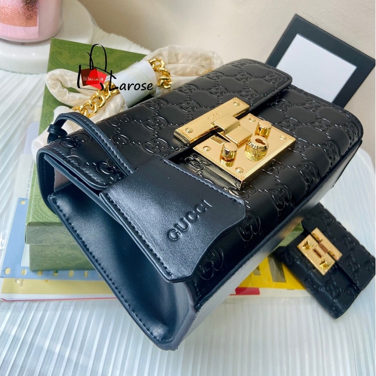 Túi Xách Nữ G Padlock Siêu cấp Da Thật L01116 LAROSE