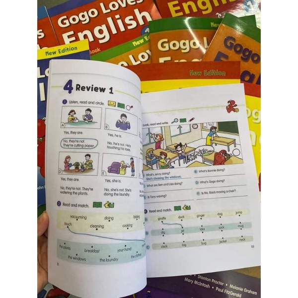 Gogo loves English level1 - 3books