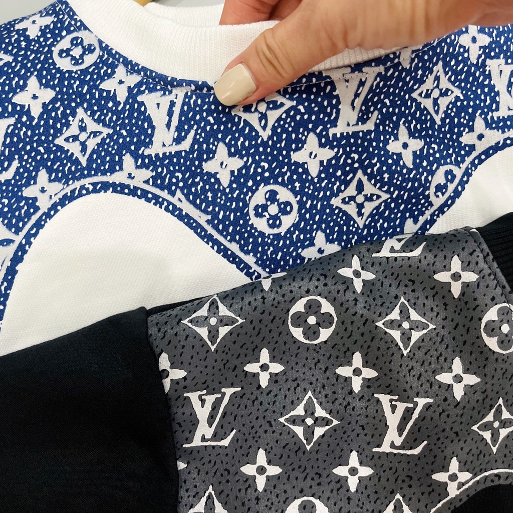 Áo sweater LV chất nỉ bông cao cấp, áo sweater nam nữ hotttrend thời trang phong cách