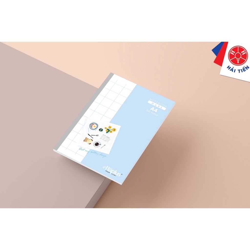 HẢI TIẾN Vở kẻ ngang A4 có chấm Haplus - MARS  - 200 trang