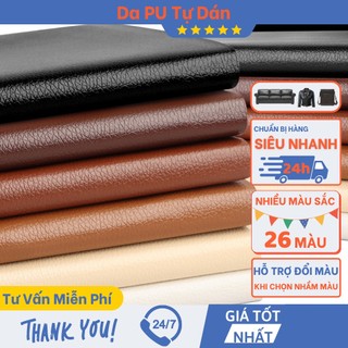 Miếng dán vải da PU dán ghế sofa, da tự dính chống xước, chống thấm nước