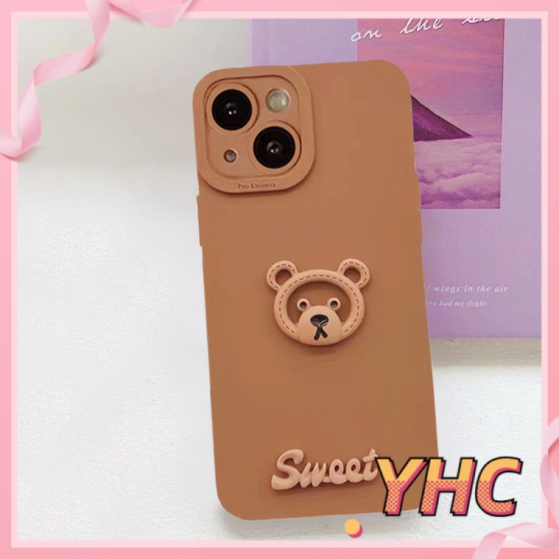 ốp iphone Hình Gấu 3D tương thích iPhone 6/S6/6S/6splus/7/7plus/8/8plus/X/xs/xr/xsmax/11/12/13/pro/Max-032