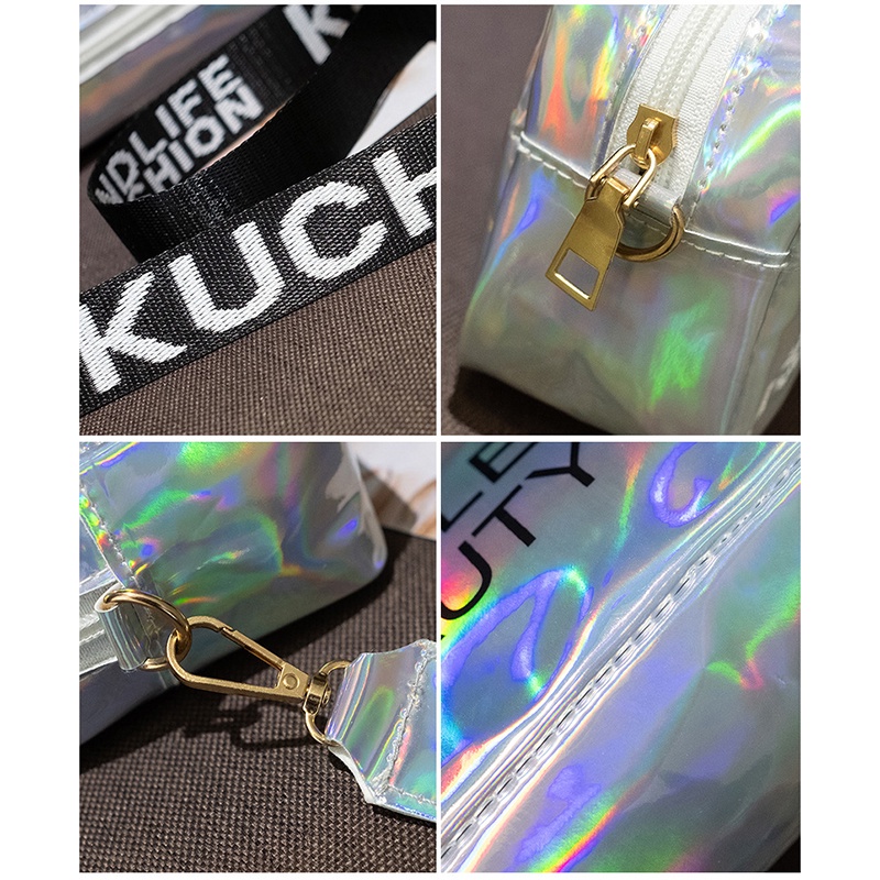 Mobile Túi Đeo Chéo Đựng Điện Thoại / Tiền Xu Màu laser JP5 Phong Cách Hàn Quốc Thời Trang Cho Nữ