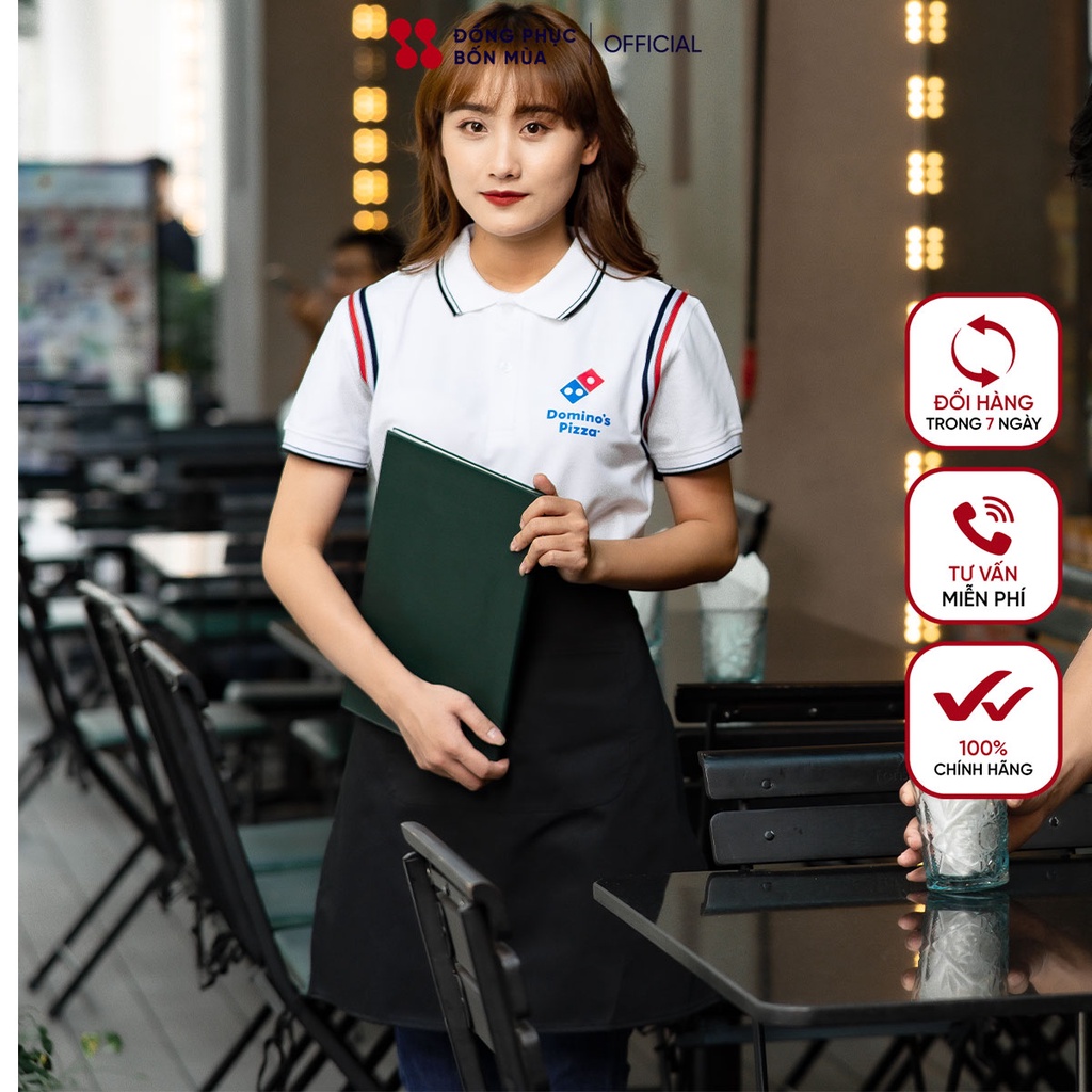 Tạp dề ngắn cho nhân viên pha chế , nhân viên phục vụ ,đầu bếp dáng dài màu nâu cafe sẵn hàng kèm video