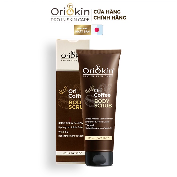 Tẩy Tế Bào Chết Cà Phê Cho Body Giúp Tẩy Da Chết, Cấp Ẩm, Cải Thiện Làn Da Sáng Mịn Ori Coffee Body Scrub 250ml