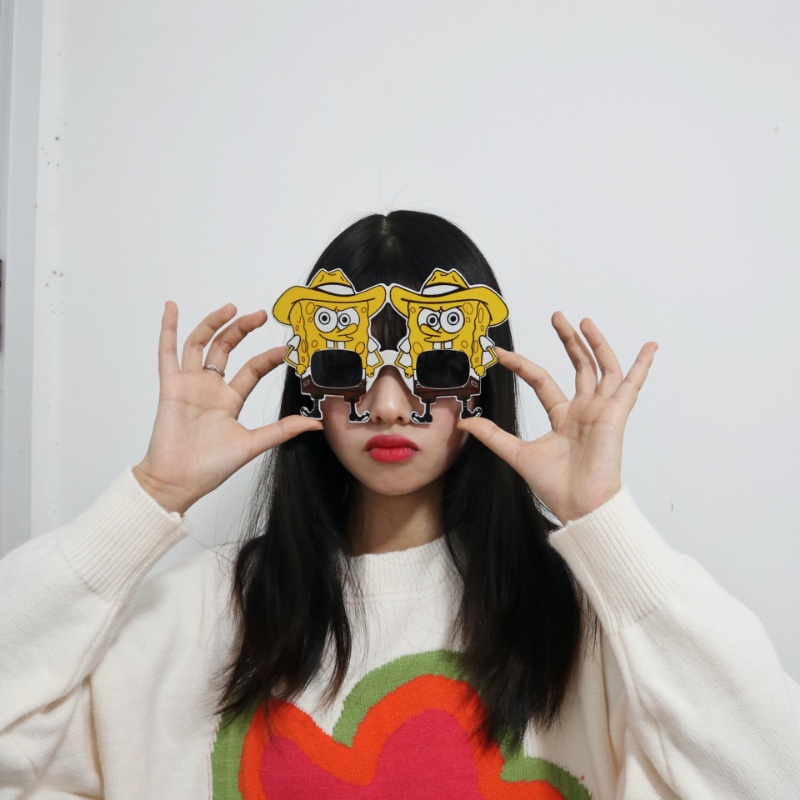 Mắt Kính Hình Gấu Trúc Hoạt Hình Vui Nhộn Cho Tiệc Sinh Nhật