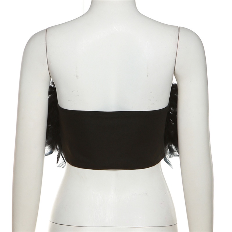 Set Áo Trễ Vai + Chân Váy Nhung Lưng Cao Thiết Kế Hợp Thời Trang Cho Phái Nữ