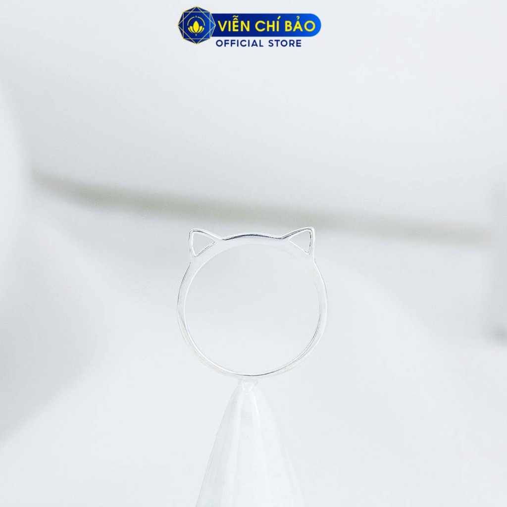 Nhẫn bạc nữ linh miêu chất liệu bạc 925 thời trang phụ kiện trang sức Viễn Chí Bảo N400881
