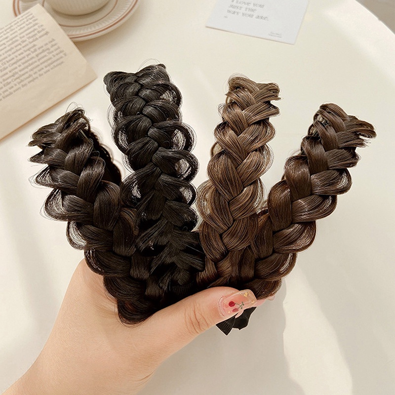 Băng Đô Bện Dây Kiểu Xương Cá Chống Trượt