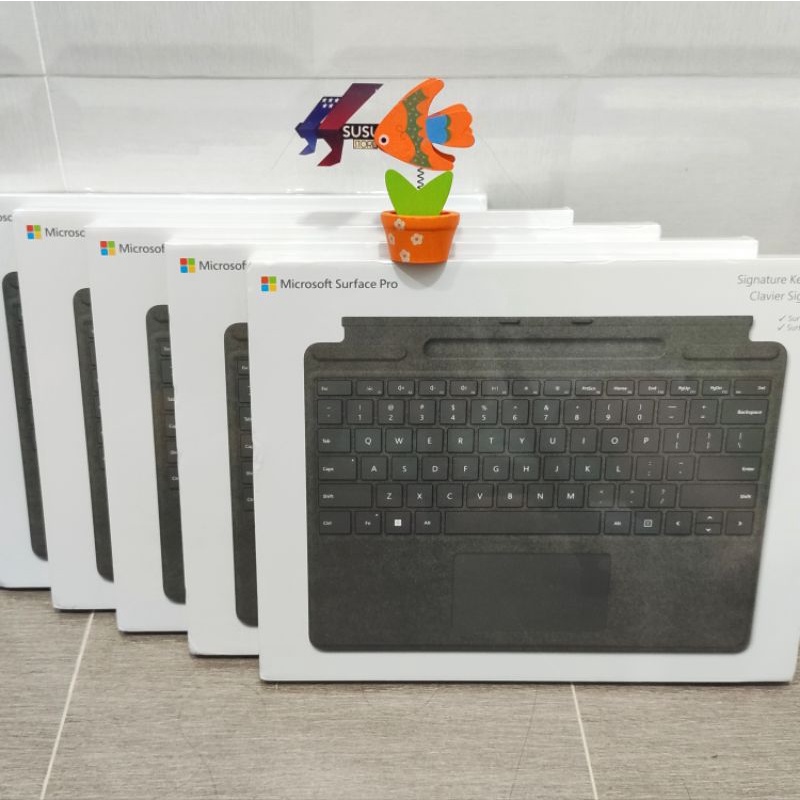 Bàn Phím Surface Pro 8 - 9 có khe sạc bút cảm ứng - Surface Pro X Alcantara - New SEAL - Đủ màu