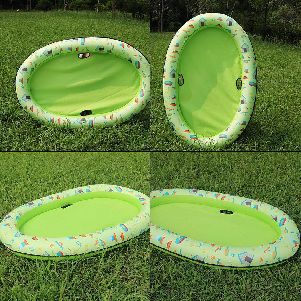 Phao Bơi Bơm Hơi Bằng PVC In Họa Tiết Độc Đáo Cho Thú Cưng