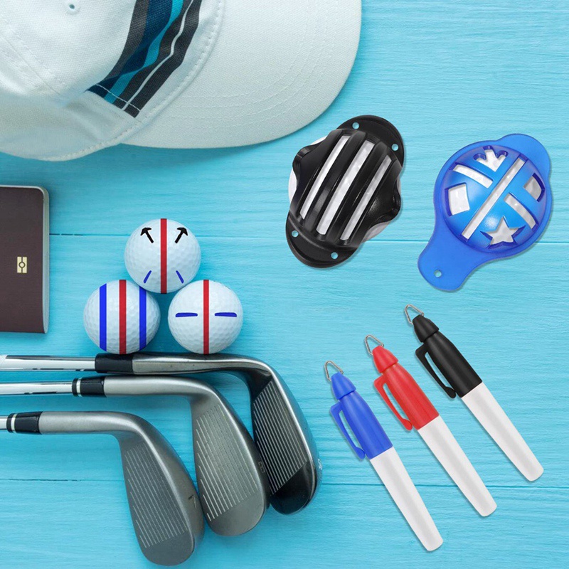 Bút Đánh Dấu Vị Trí Bóng Golf Ba Đường Kẻ Bằng Nhựa