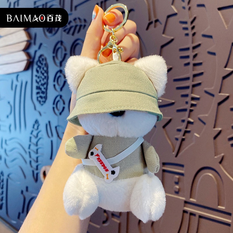 Móc Khóa gấu bông,móc khóa cute gấu bông đáng yêu treo balo túi xách