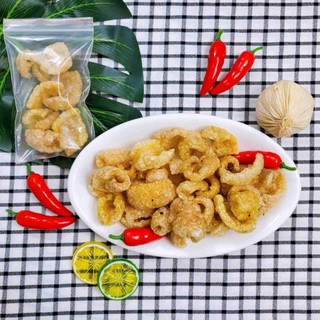 Da heo chiên giòn xốc muối ớt - Túi zip 30gr - Nhà làm đảm bảo