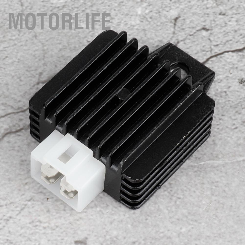 Motorlife Bộ chỉnh lưu điều điện áp toàn sóng 12V Phù hợp cho xe máy GY6 50cc-150cc