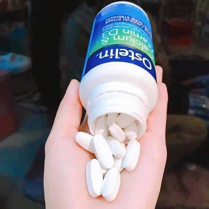 Canxi bầu Úc Ostelin Calcium & Vitamin D3 lọ 130 viên