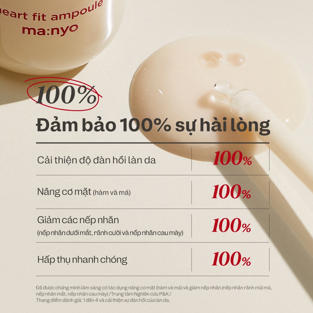 Tinh chất dưỡng da MA:NYO Vcollagen Heart Fit Ampoule 50ml