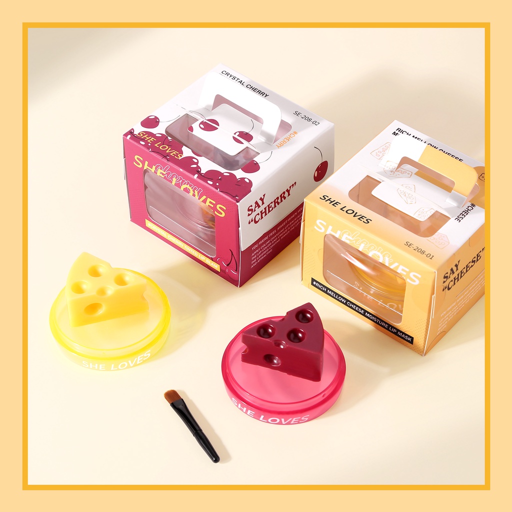 Bộ Son Dưỡng Môi Chiết Xuất Phô Mai Giúp Nuôi Dưỡng Và Phục Hồi Đường Viền Môi