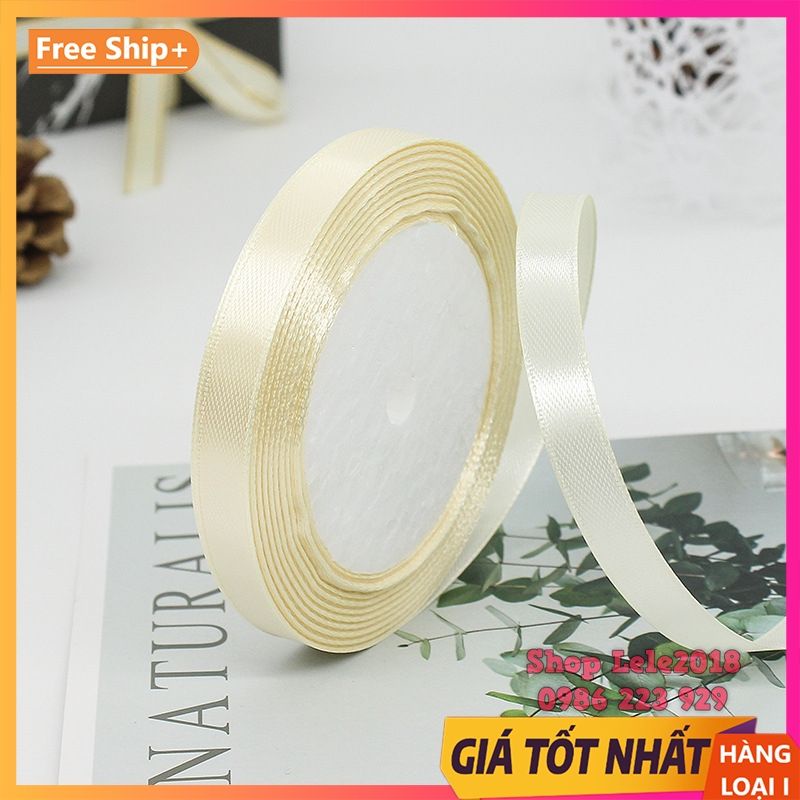 Ruy băng luạ satin loại đẹp ❤️ size 1cm ❤️ cuộn 22m