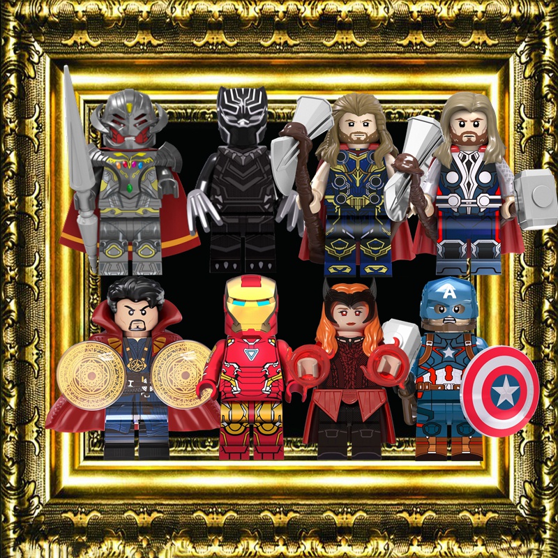 Mô Hình Nhân Vật Black Panther Wakanda Forever Ultron Wanda Độc Đáo