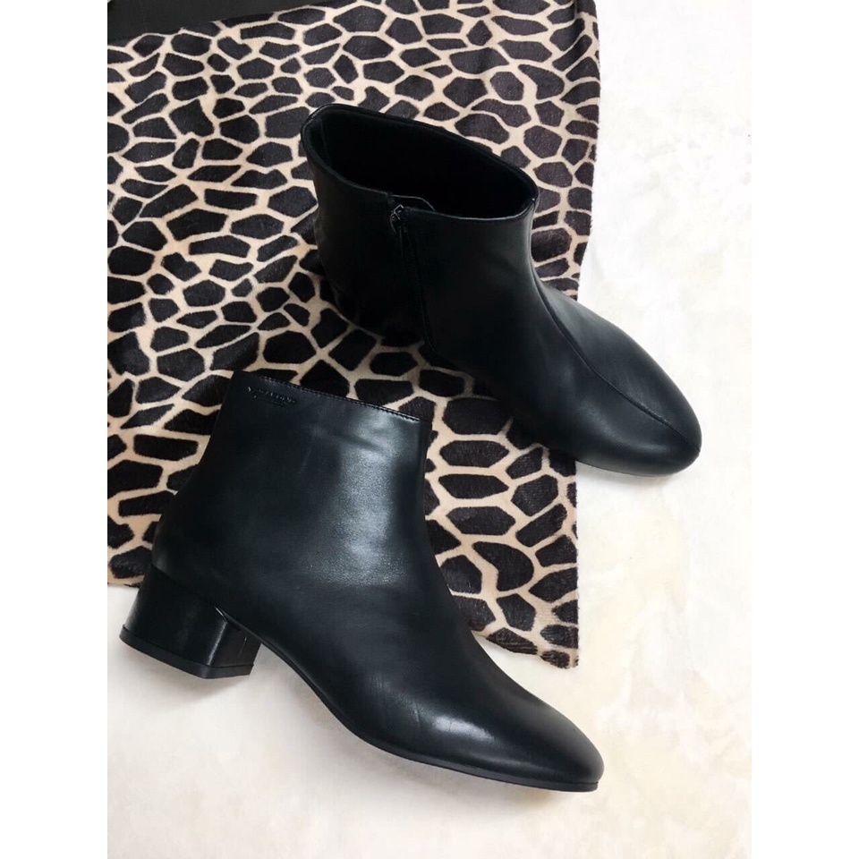 Boot VAGABOND lửng cổ da dê