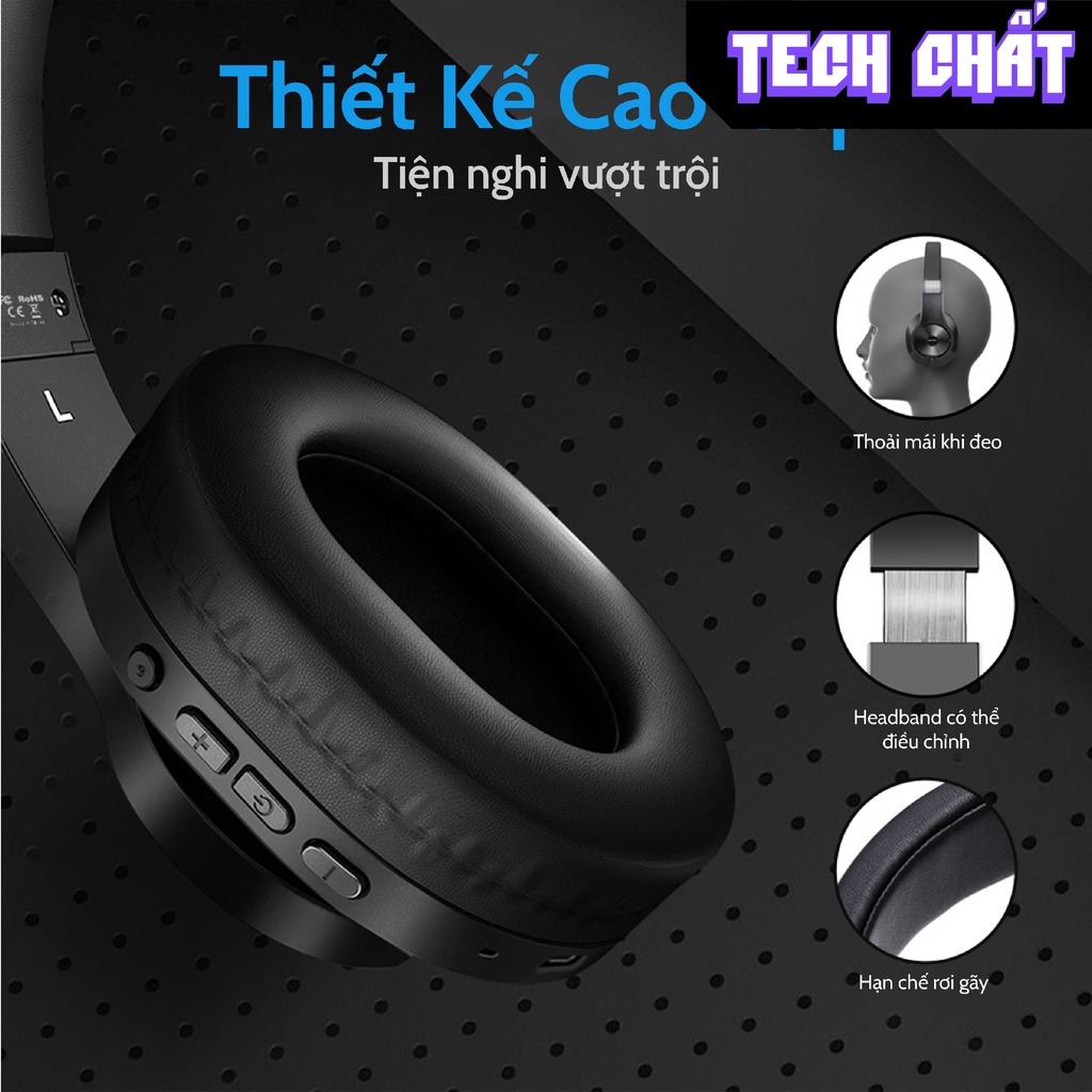 Tai Nghe Bluetooth Headphone OneOdio JS18 - Driver 40mm, Bluetooth 5.0, thời lượng pin lên đến 17h