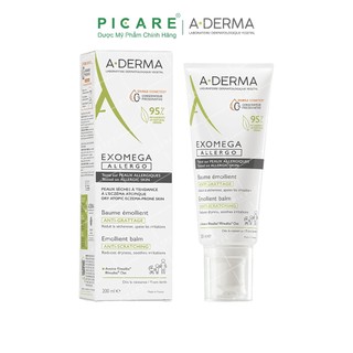 A Derma Kem Dưỡng Ẩm Cho Viêm Da Cơ Địa & Da Khô Exomega Control Emollient Cream 200ml