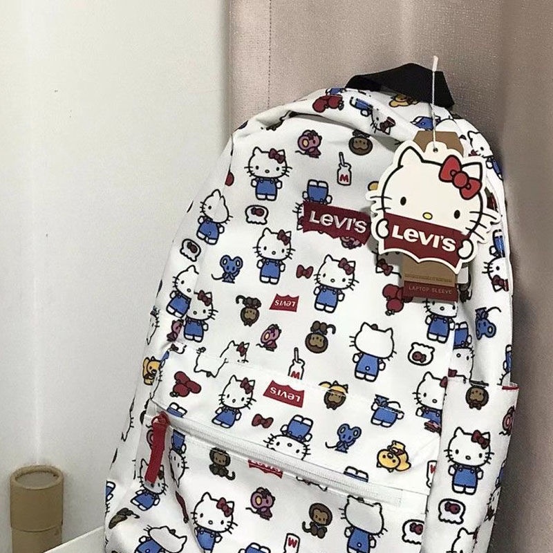 Hellokitty Balo Đi Học In Họa Tiết Hello Kitty Thời Trang Cho Nữ Sinh Trung Học