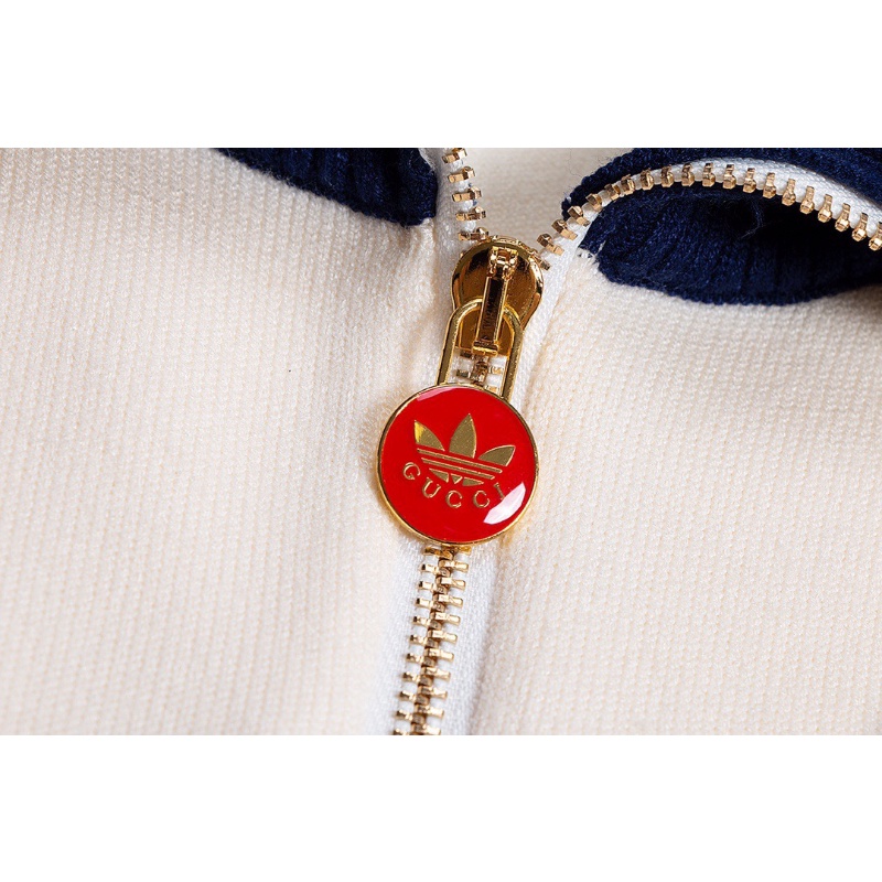 Áo Khoác Cardigan Thêu Logo Adidas X Gucci 100% Chính Hãng Thời Trang Cho Nam Và Nữ
