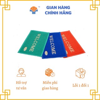 Thảm Nhựa Lau Chân welcom 40x60 chống trơn trượt cao cấp