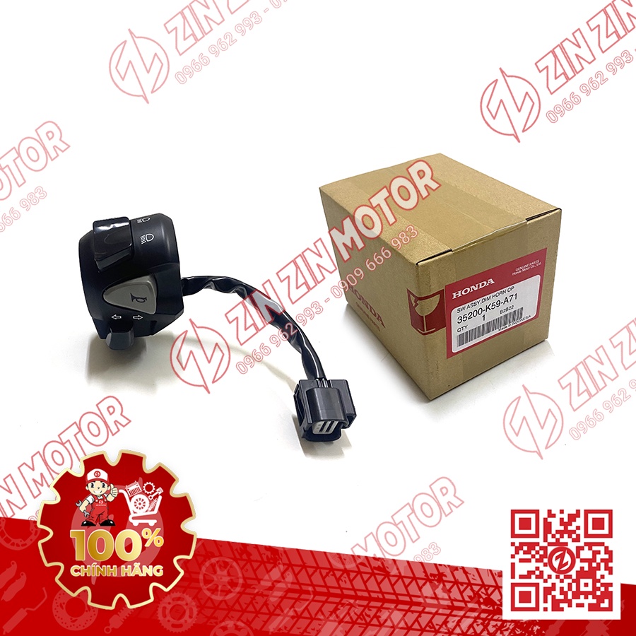 Cùm Công Tắc Vario 150 K59J , Vario 125 K60R , Click 150i 2018 , Click 125i 2018 Trái Phải Chính Hãng