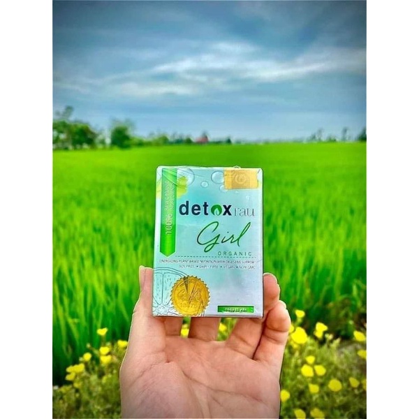 (Rẻ Vô Địch ở Đây) Detox Rau Girl Chính Hãng - Siêu Thải Mỡ, Thải Độc Tố, Chống Táo Bón