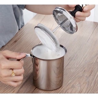 CA ĐÁNH SỮA LẠNH TẠO BỌT 400ML - 800ML INOX