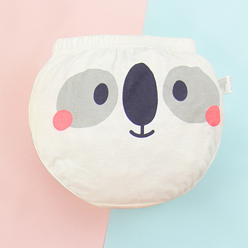 Quần Lót Cotton Mềm Mại Thoáng Khí In Họa Tiết Hoạt Hình Đáng Yêu Cho Bé