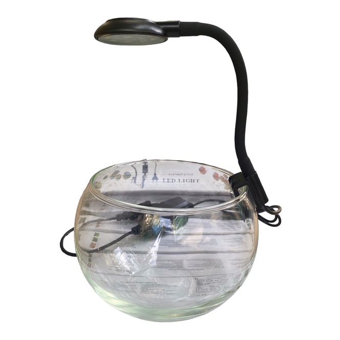Đèn LED Kẹp Hồ Cá Tròn Mini Siêu Sáng